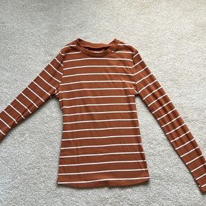 Charlotte Russe Striped Long Sleeve